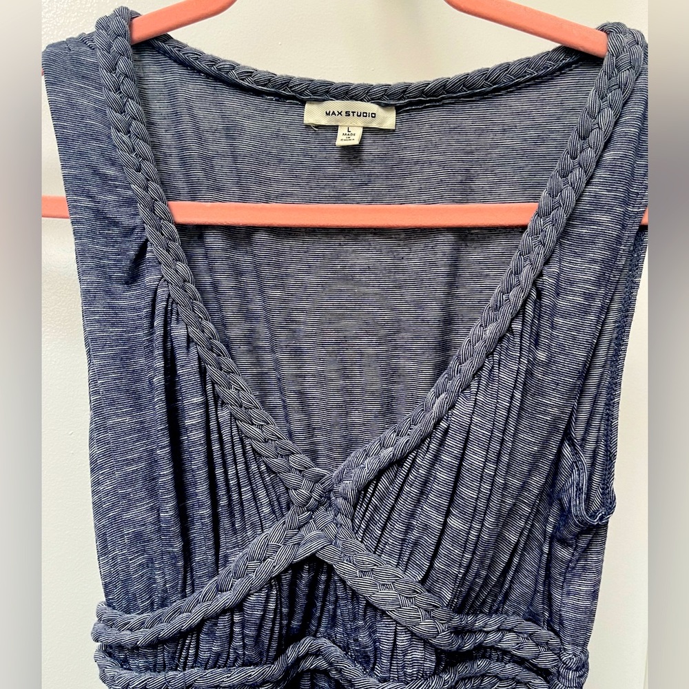 Max Studio Maxi Dress- a little nautical, a little naughty!